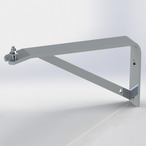 350427 - POLE MOUNTING BRACKET FOR USA TYPE 22kV BORIC ACID FUSE AND POWER FILLED FUSE